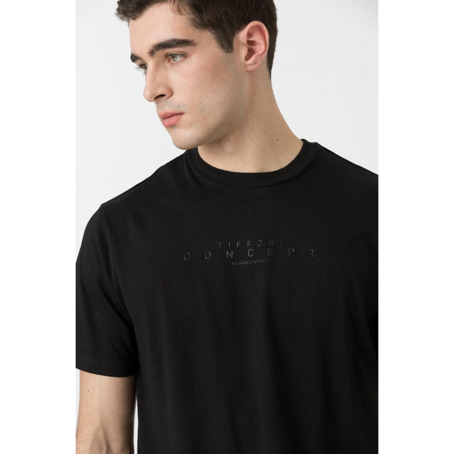 Life Style Butiken Ανδρική κοντομάνικη μπλούζα LS110059078_003 Black