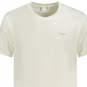 PEPE JEANS Ανδρική κοντομάνικη μπλούζα PM508664JACKO_BI803 0ff White