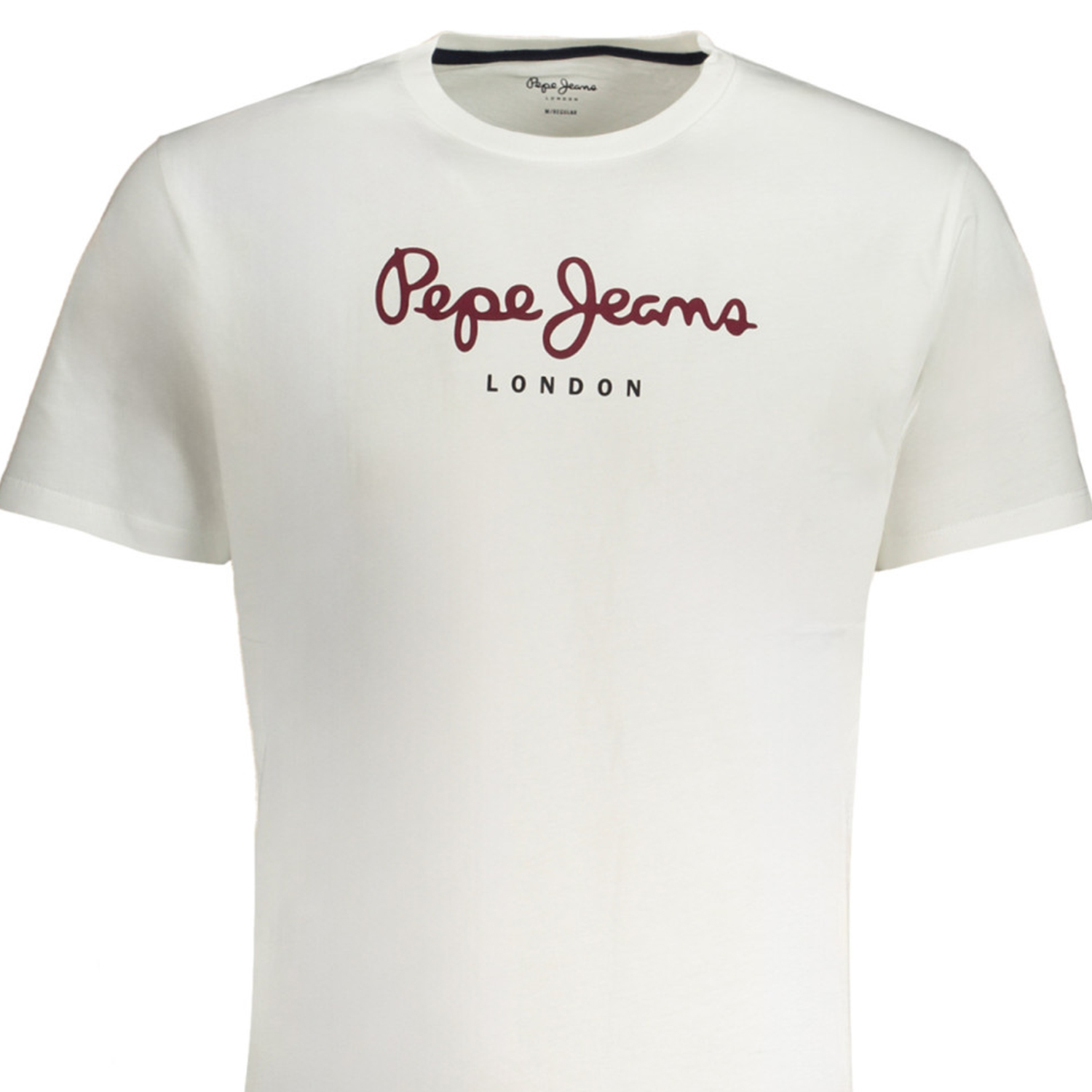 PEPE JEANS Ανδρική κοντομάνικη μπλούζα PM508208EGGON_BI800 Λευκό
