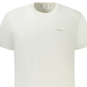 PEPE JEANS Ανδρική κοντομάνικη μπλούζα PM509933CONTRASTCONNOR_BI803 Off White