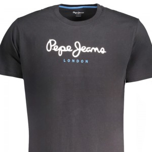 PEPE JEANS Ανδρική κοντομάνικη μπλούζα PM508208EGGON_NE999 Black