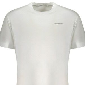 CALVIN KLEIN Ανδρική Κοντομάνικη Μπλούζα J30J325679_BIYAF Λευκό