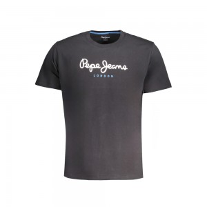 PEPE JEANS Ανδρική κοντομάνικη μπλούζα PM508208EGGON_NE999 Black