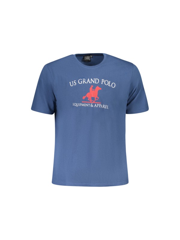 U.S Grand Polo equipment & apparel Ανδρική κοντομάνικη μπλούζα AU02645_BL2JEANS Blue