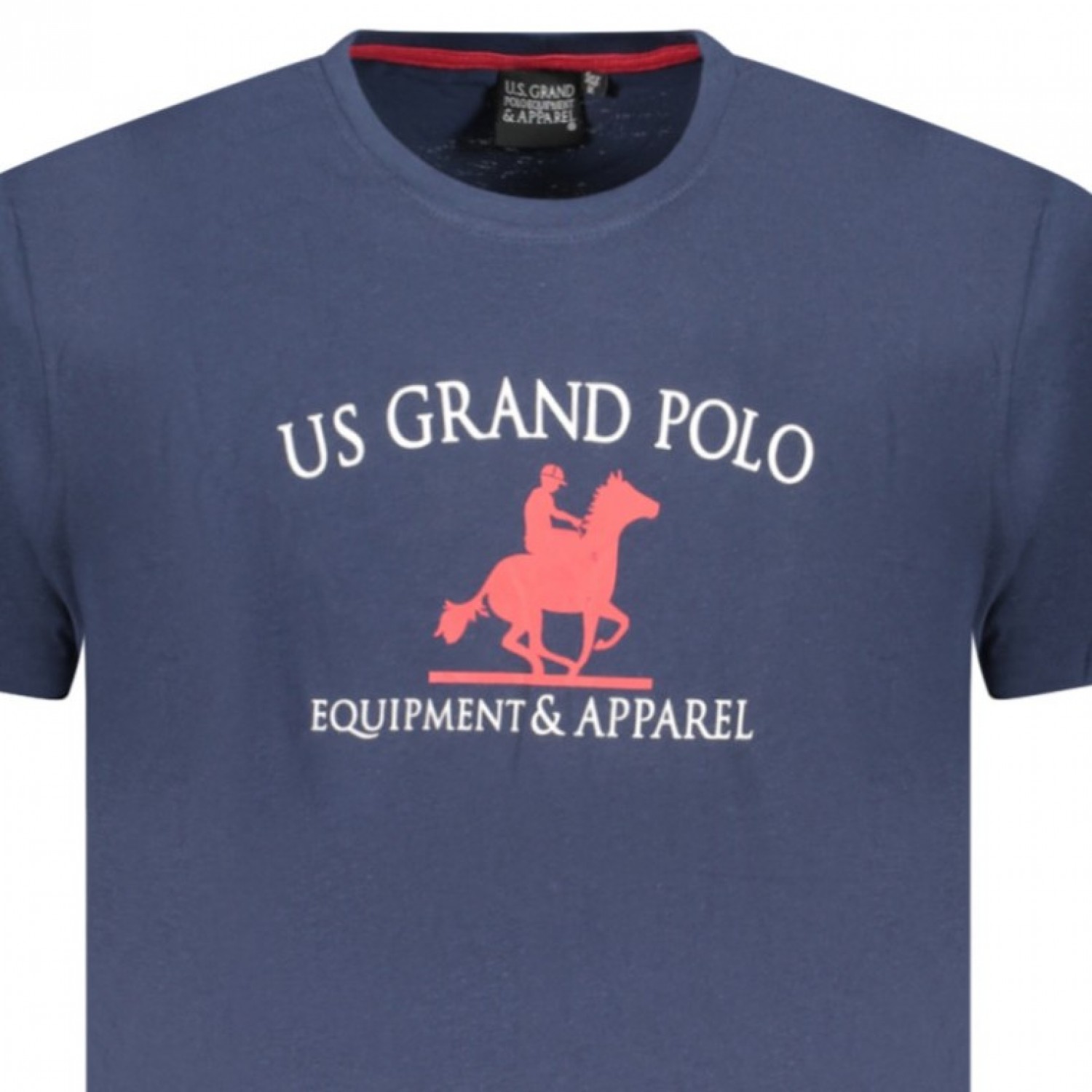 U.S Grand Polo equipment & apparel Ανδρική κοντομάνικη μπλούζα AU02645_BL1NAVY