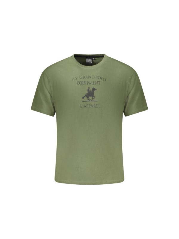 U.S Grand Polo equipment & apparel Ανδρική κοντομάνικη μπλούζα AU02649_VE16VERM Green