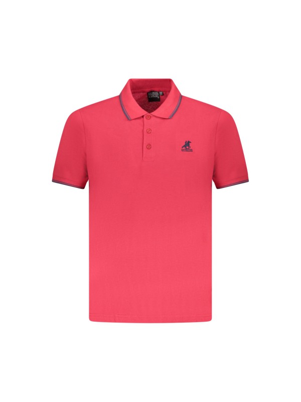 U.S Grand Polo equipment & apparel Ανδρική κοντομάνικη μπλούζα με γιακά AU02659_RO8ROSSO