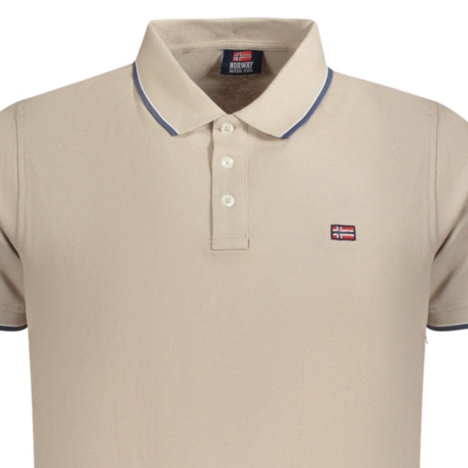 Norway Ανδρική κοντομάνικη μπλούζα με γιακά 838862_BEROPE