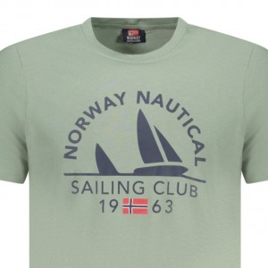 Norway Ανδρική κοντομάνικη μπλούζα 856024_VESAILOR Μέντα