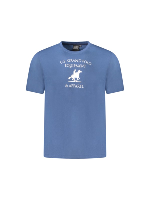 U.S Grand Polo equipment & apparel Ανδρική κοντομάνικη μπλούζα AU02649_BL2JEANS Μπλε