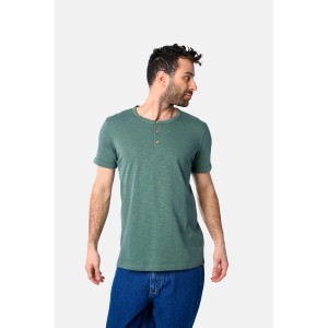 Life Style Butiken Ανδρική κοντομάνικη μπλούζα  LS12531028 Μέντα