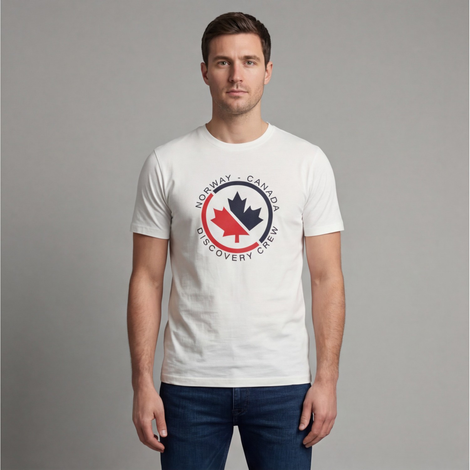 Norway Ανδρική κοντομάνικη μπλούζα 856081_BIWHITE