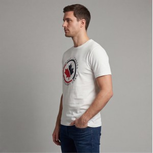 Norway Ανδρική κοντομάνικη μπλούζα 856081_BIWHITE