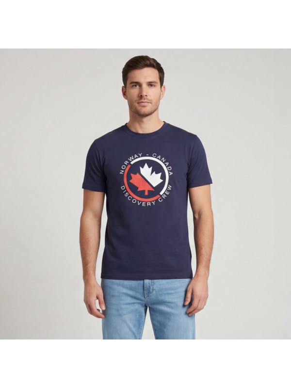 Norway Ανδρική κοντομάνικη μπλούζα 856081_BLNAVY NAVY