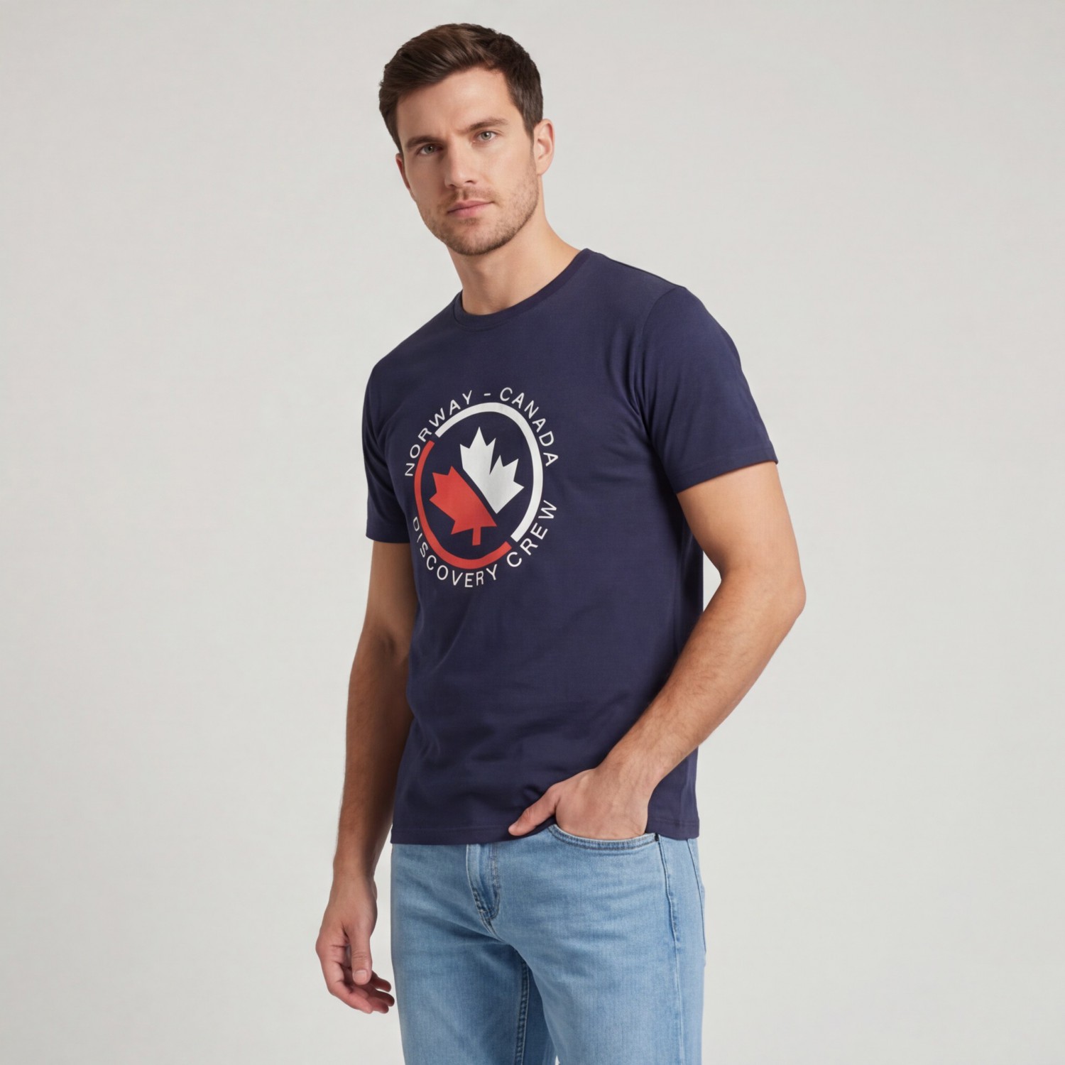 Norway Ανδρική κοντομάνικη μπλούζα 856081_BLNAVY NAVY