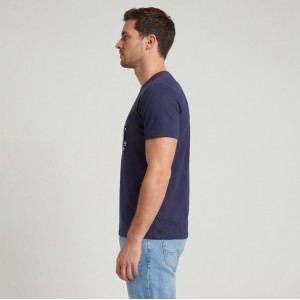 Norway Ανδρική κοντομάνικη μπλούζα 856081_BLNAVY NAVY