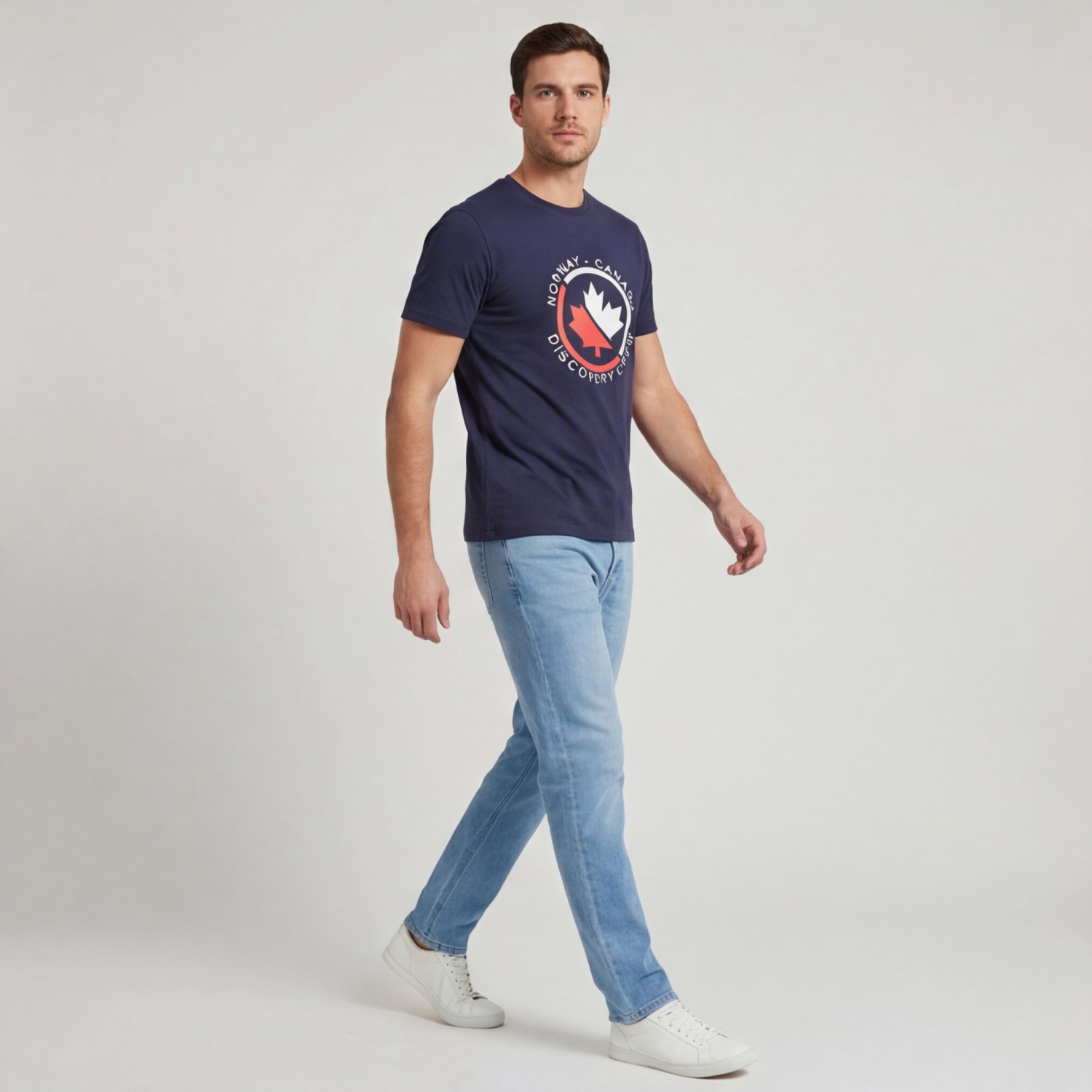 Norway Ανδρική κοντομάνικη μπλούζα 856081_BLNAVY NAVY