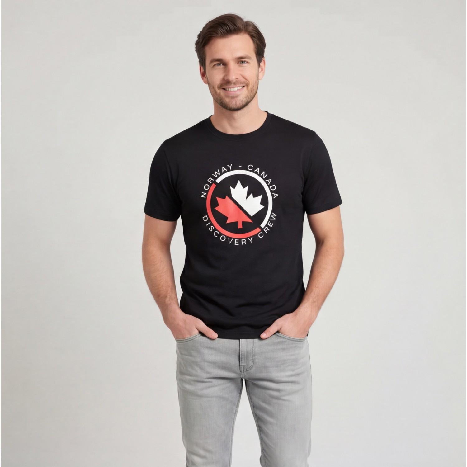 Norway Ανδρική κοντομάνικη μπλούζα 856081_NEBLACK