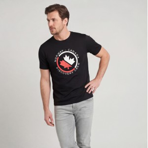 Norway Ανδρική κοντομάνικη μπλούζα 856081_NEBLACK