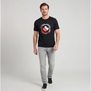 Norway Ανδρική κοντομάνικη μπλούζα 856081_NEBLACK