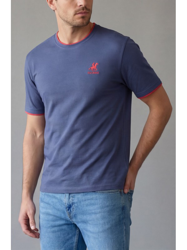 U.S Grand Polo equipment & apparel Ανδρική Κοντομάνικη Μπλούζα AU02644_BL1NAVY