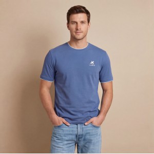 U.S Grand Polo equipment & apparel Ανδρική Κοντομάνικη Μπλούζα AU02644_BL2JEANS