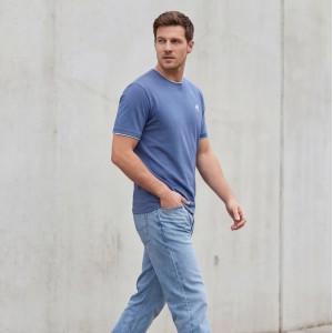 U.S Grand Polo equipment & apparel Ανδρική Κοντομάνικη Μπλούζα AU02644_BL2JEANS