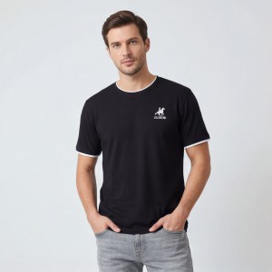U.S Grand Polo equipment & apparel Ανδρική Κοντομάνικη Μπλούζα AU02644_NE23NERO