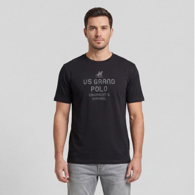 U.S Grand Polo equipment & apparel Ανδρική Κοντομάνικη Μπλούζα AU02648_NE23NERO Black