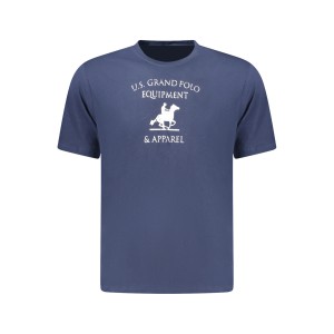 U.S Grand Polo equipment & apparel Ανδρική κοντομάνικη μπλούζα AU02649_BL1NAVY