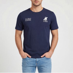 U.S Grand Polo equipment & apparel Ανδρική κοντομάνικη μπλούζα AU02651_BL1NAVY