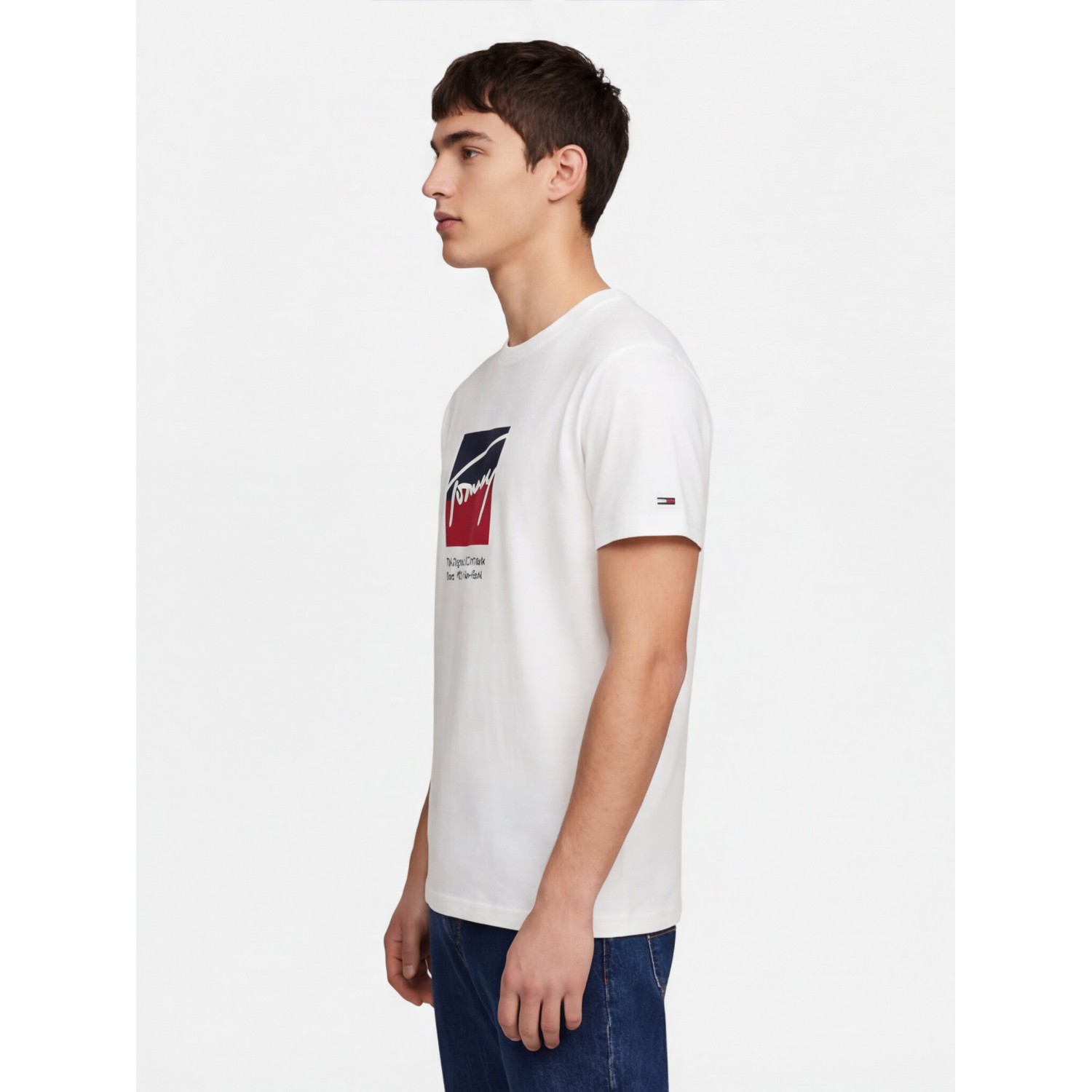 Tommy Hilfiger Ανδρική κοντομάνικη μπλούζα DM0DM21940_BIYBL