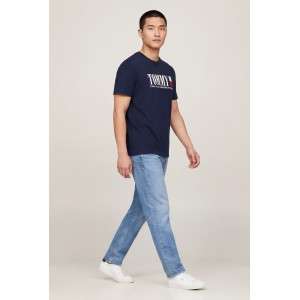 Tommy Hilfiger Ανδρική κοντομάνικη μπλούζα DM0DM21941_BLC1G Navy