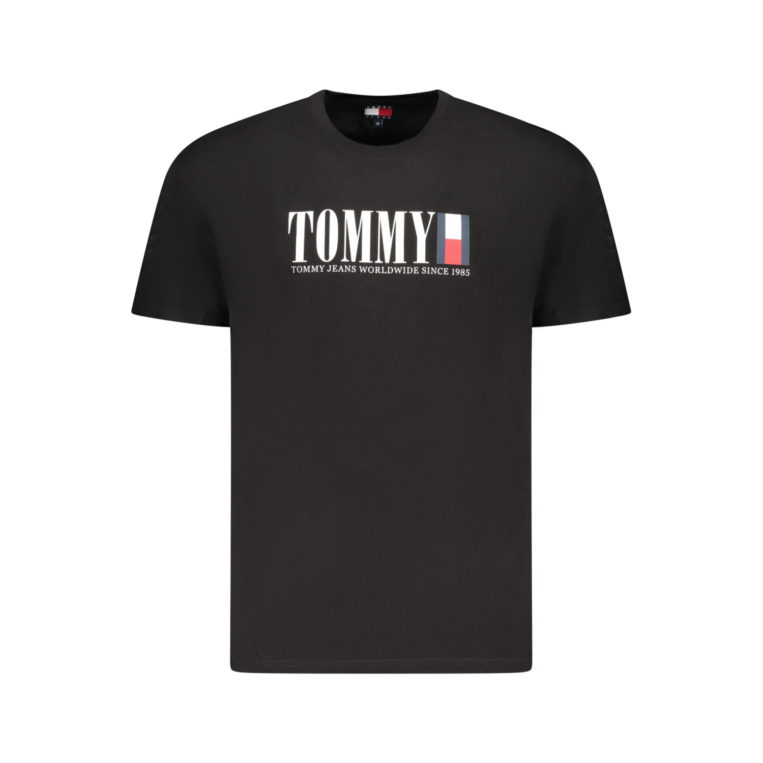 Tommy Hilfiger Ανδρική κοντομάνικη μπλούζα DM0DM21941_NEBDS Black