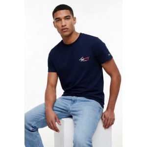 Tommy Hilfiger Ανδρική κοντομάνικη μπλούζα DM0DM22538_BLC1G Navy