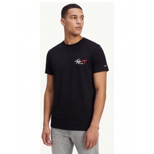 Tommy Hilfiger Ανδρική κοντομάνικη μπλούζα DM0DM22538_NEBDS Black