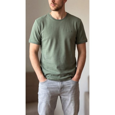 Life Style Butiken Ανδρική κοντομάνικη μπλούζα Πικέ LS12431096 Μέντα