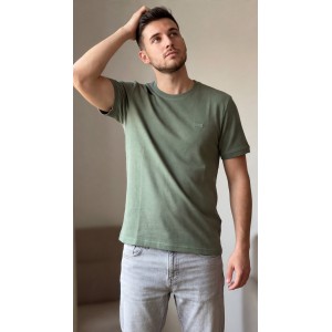 Life Style Butiken Ανδρική κοντομάνικη μπλούζα Πικέ LS12431096 Μέντα