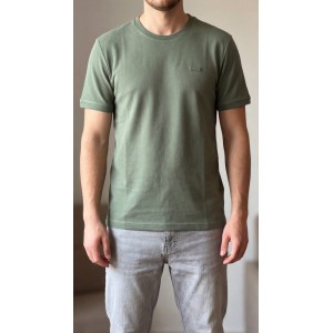 Life Style Butiken Ανδρική κοντομάνικη μπλούζα Πικέ LS12431096 Μέντα
