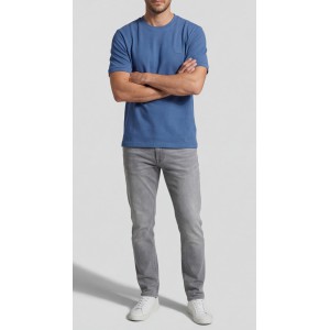 Life Style Butiken Ανδρική κοντομάνικη μπλούζα Πικέ LS12431096 Ραφ