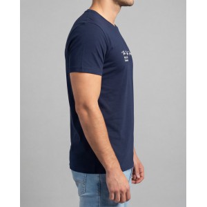 Life Style Butiken Ανδρική κοντομάνικη μπλούζα LS12631004 Navy