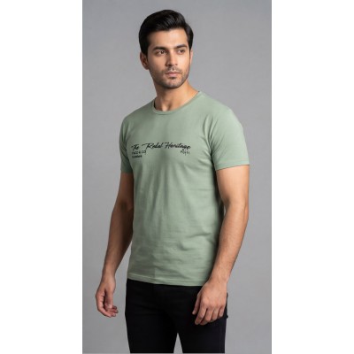 Life Style Butiken Ανδρική κοντομάνικη μπλούζα LS12631004 Μέντα