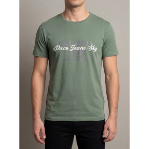 Life Style Butiken Ανδρική κοντομάνικη μπλούζα LS12631006 Μέντα