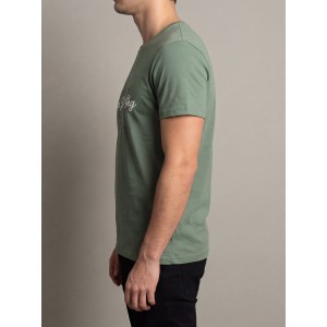 Life Style Butiken Ανδρική κοντομάνικη μπλούζα LS12631006 Μέντα