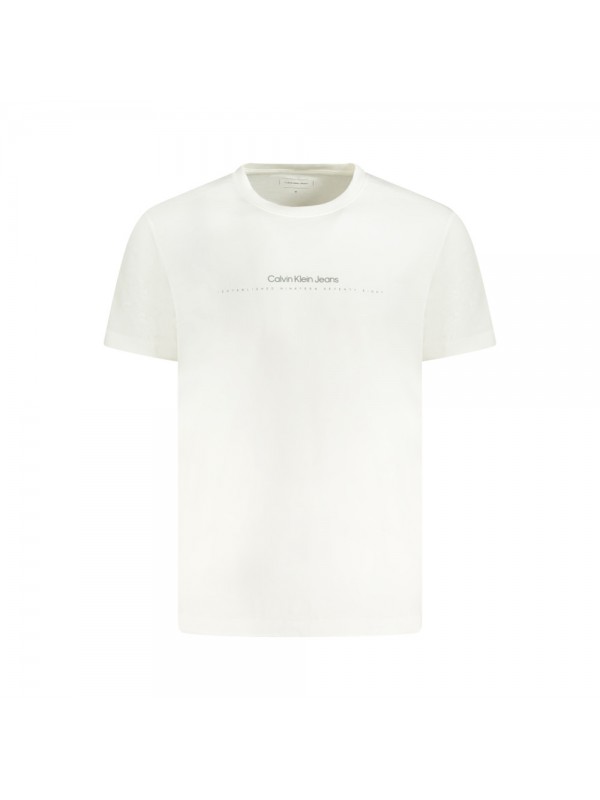 CALVIN KLEIN Ανδρική Κοντομάνικη Μπλούζα J30J327075_BIYAF Λευκό