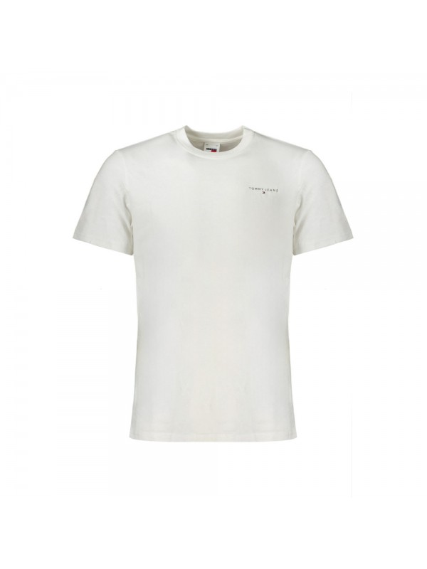 TOMMY HILFIGER Ανδρική κοντομάνικη μπλούζα DM0DM18555_BIYBR Λευκό