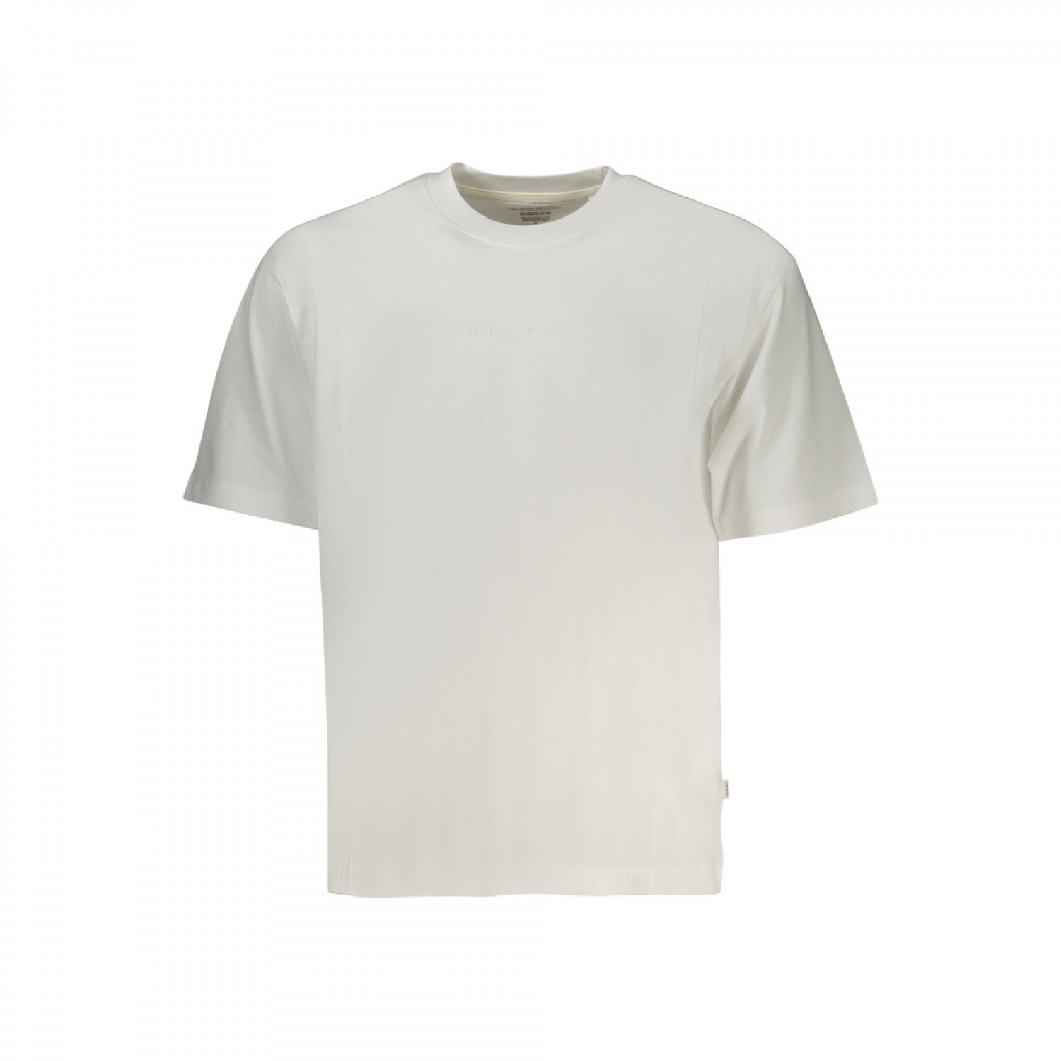 Guess Jeans Ανδρική κοντομάνικη μπλούζα M4YI44K8FQ4_BIG01 Λευκό