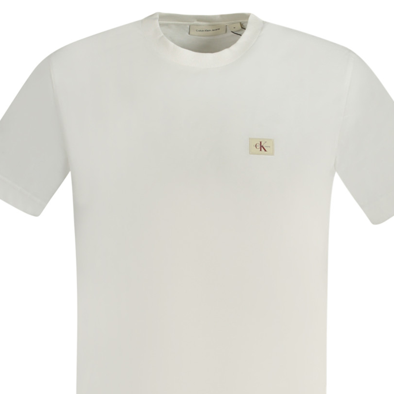 CALVIN KLEIN Ανδρική Κοντομάνικη Μπλούζα J30J327100_BIYAF Λευκό