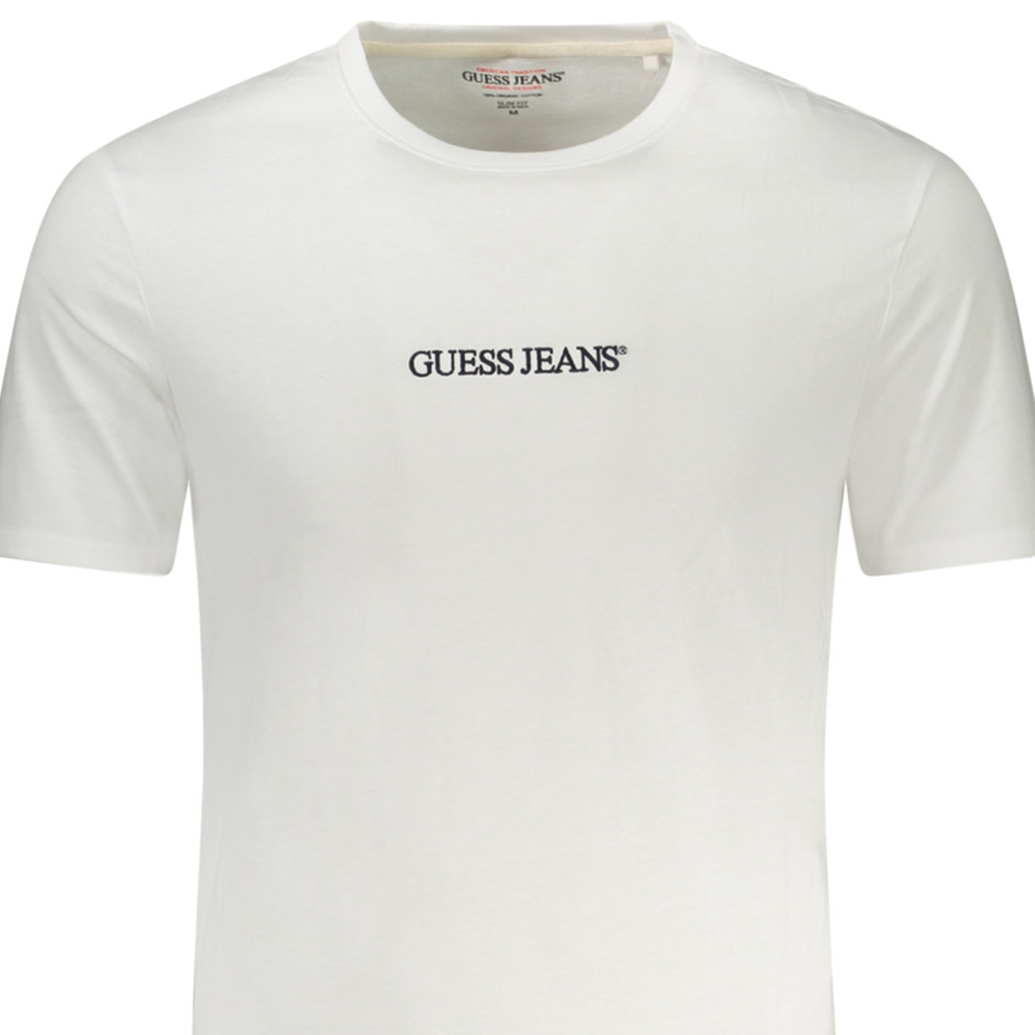 Guess Jeans Ανδρική κοντομάνικη μπλούζα M4YI52K8HM0_BIG011 Λευκό