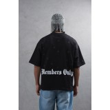 Life Style Butiken Ανδρική κοντομάνικη μπλούζα oversized LS110016 Black 3